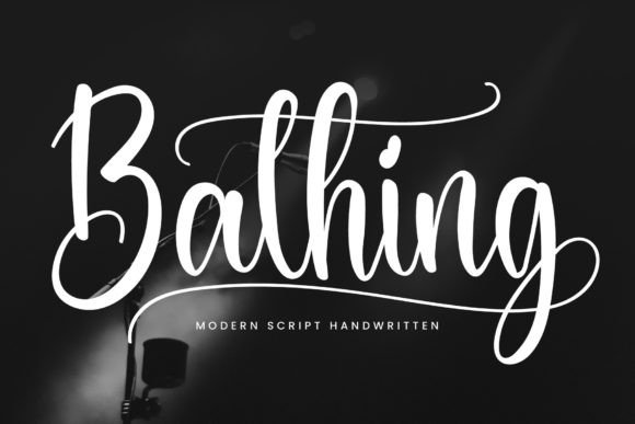 Bathing: The Stylish Script Font for Scroll-Stopping Campaigns