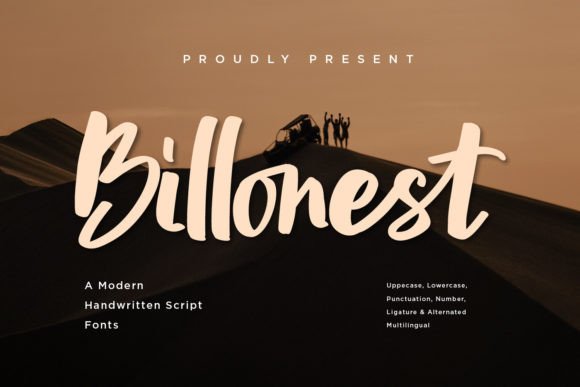 Billonest: The Modern Handwritten Font for Scroll-Stopping Campaigns