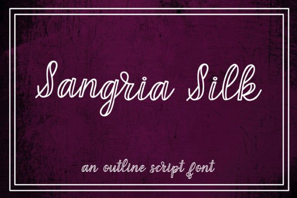 Bringing Warmth to Your Shop with the Sangria Silk Typeface