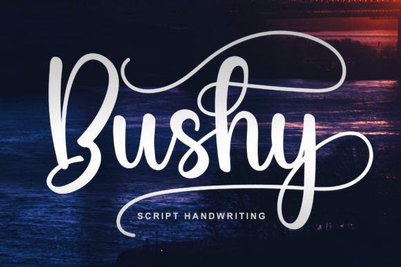 Bushy: A Handwritten Typeface for Modern Editorial Design