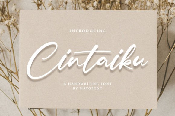 Cintaiku: The Handwritten Typeface That Elevates Small Business Branding