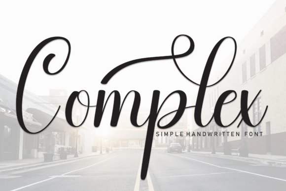 Complex Font: Elevating Digital Brand Identity with Handwritten Elegance