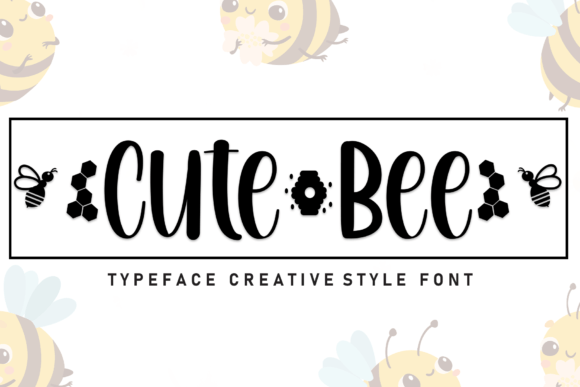Cute Bee Font for Branding That Feels Personal