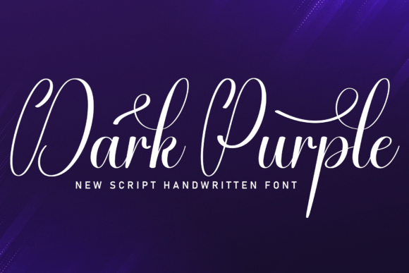 Dark Purple: The Premium Script Typeface for Scroll-Stopping Campaigns