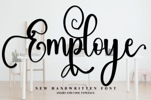 Employe: A Playful Handwritten Font for Digital Creativity