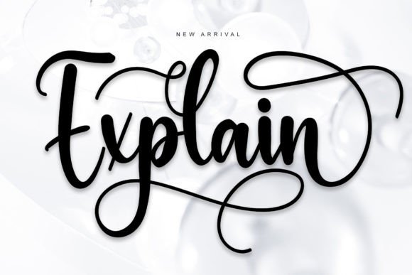 Explain: The Modern Handwritten Typeface for Digital Experiences