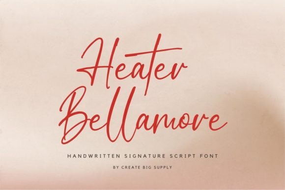 Heater Bellamore: The Perfect Script Typeface for Modern Web Design