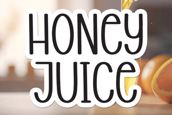 Honey Juice Font for Web Design: A Sweet Touch for Digital Branding