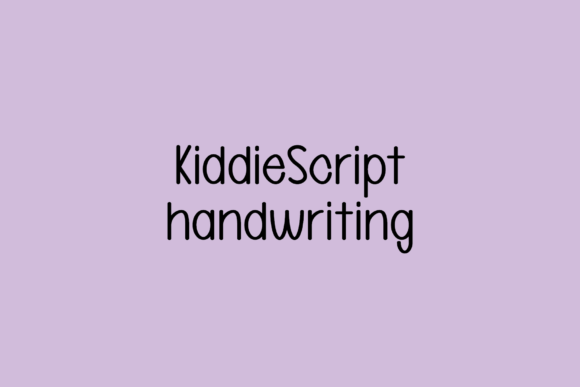 Kiddiescript: A Whimsical Font for Polished Branding