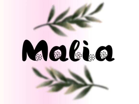 Malia: A Handwritten Typeface for Engaging Web Design