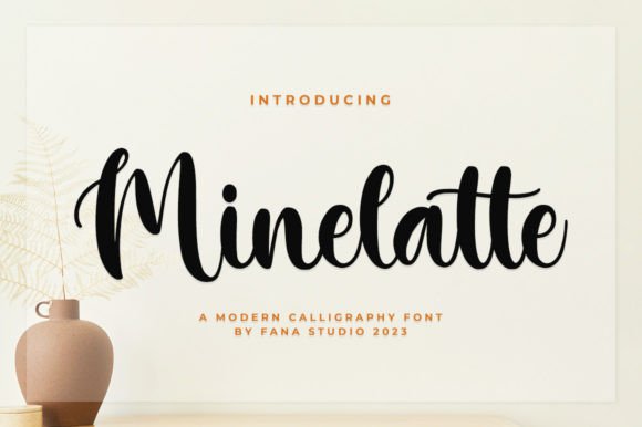 Minelatte: A Premium Script Typeface for Modern Campaigns