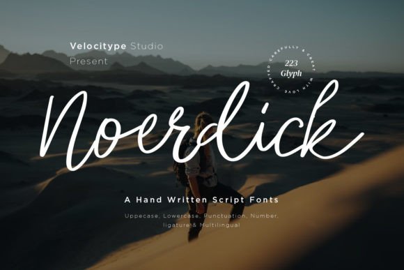 Noerdick: The Modern Handwritten Script Font for Your Craft Business
