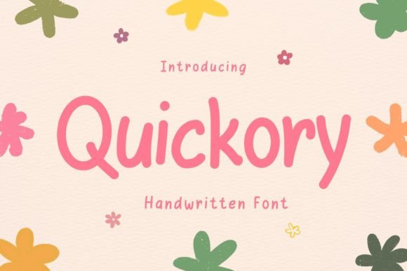 Quickory: The Handwritten Typeface That Elevates Your Brand Identity