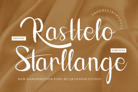 Rasttelo Starllange: A Bold Script Amp for Editorial Design