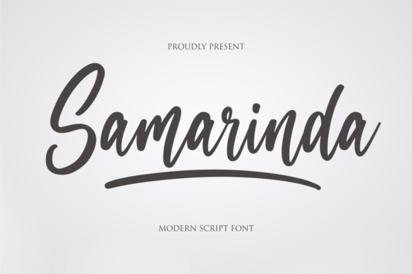Samarinda: A Modern Script Font for Elevated Editorial Design