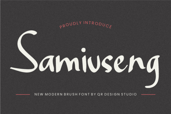 Samiuseng: A Handwritten Brush Script for Web Design