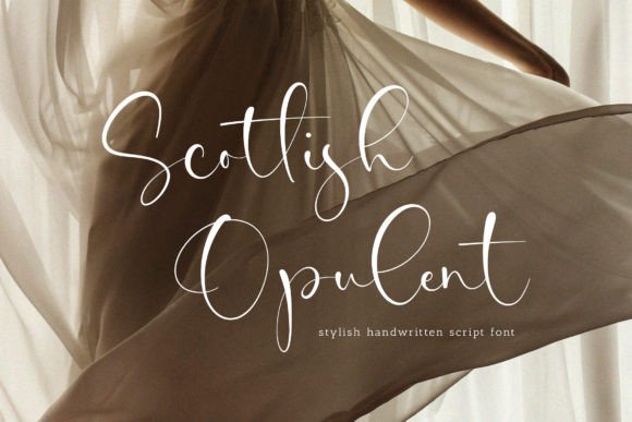 Scotlish Opulent: A Handwritten Typeface for Modern Brand Identity