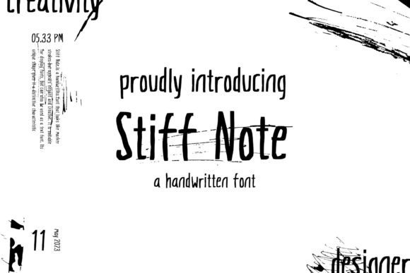 Stiff Note: The Handwritten Typeface That Elevates Small Business Branding