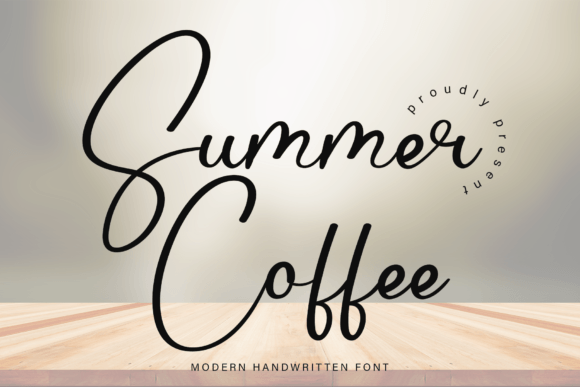 Summer Coffee: The Perfect Handwritten Typeface for Your Creative Shop