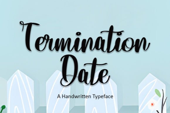 Termination Date: A Handwritten Font with Retro Charm
