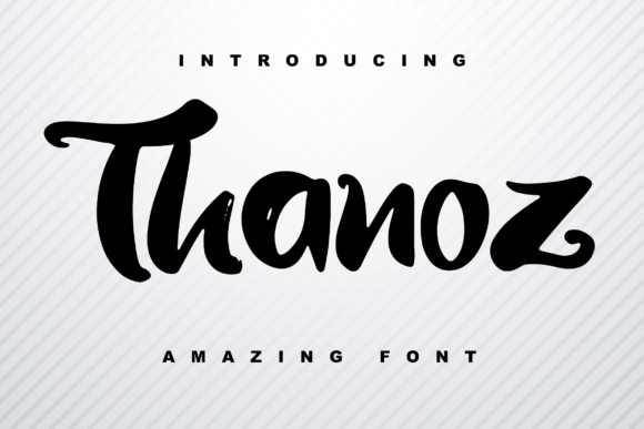 Thanoz: A Handwritten Typeface for Authentic Digital Branding